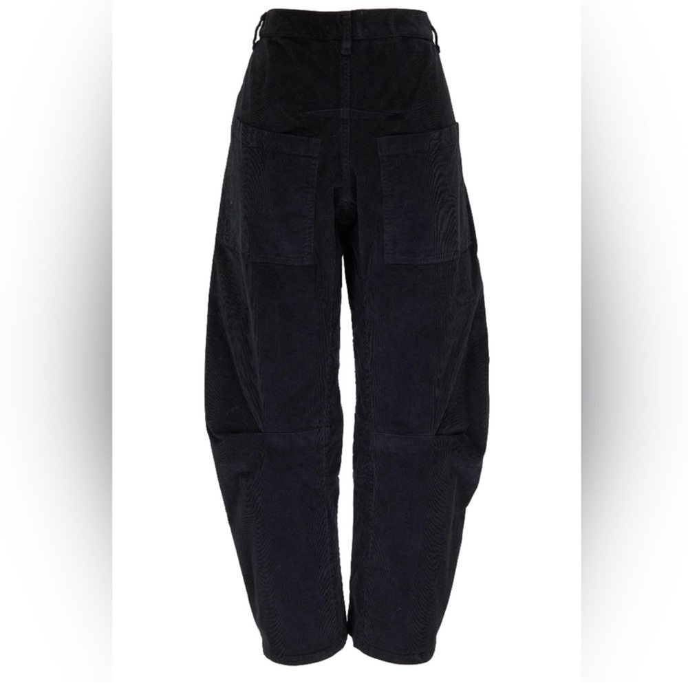 Nili Lotan Barrel Pants Black Corduroy size 12 - Picture 4 of 6